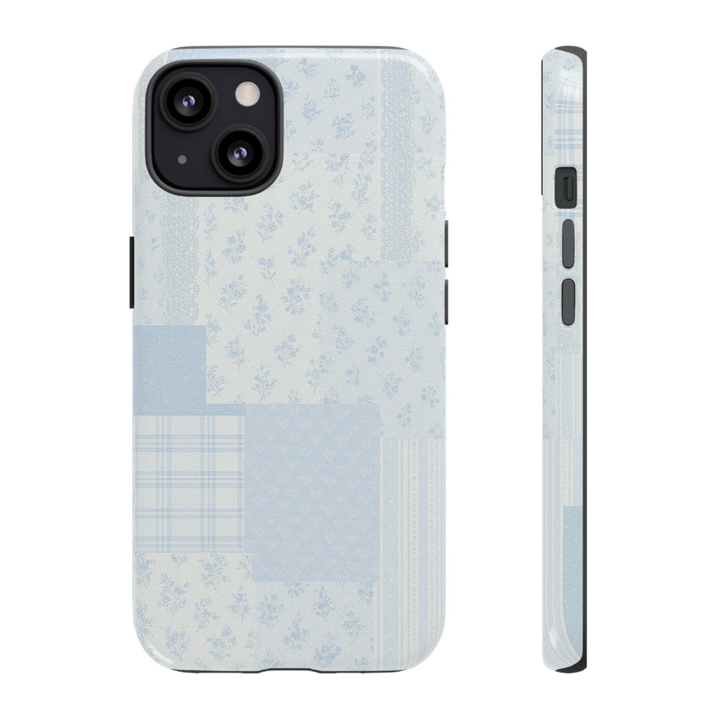 Blue Floral Lace Phone Case