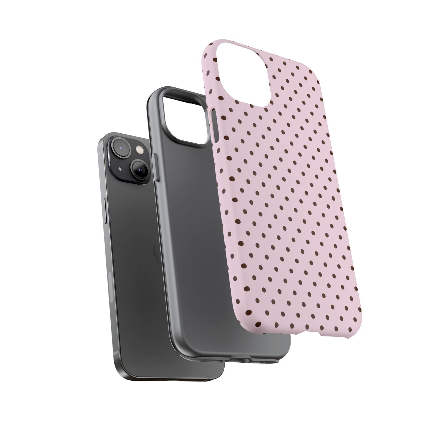 Light Pink Polka Dot Phone Case