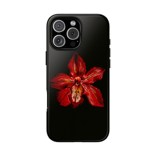 Red Orchid Phone Case
