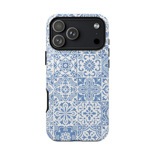 Blue Coastal Tile Phone Case