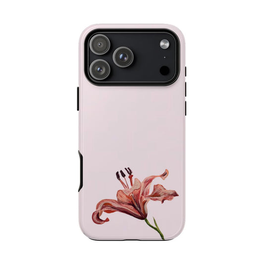 Pink Tiger Lily Phone Case