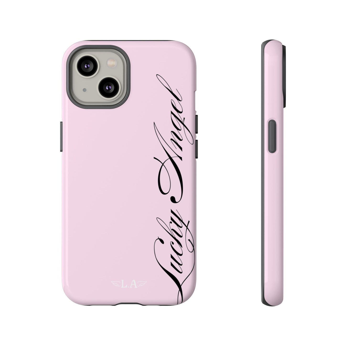 Lucky Angel Cursive Phone Case