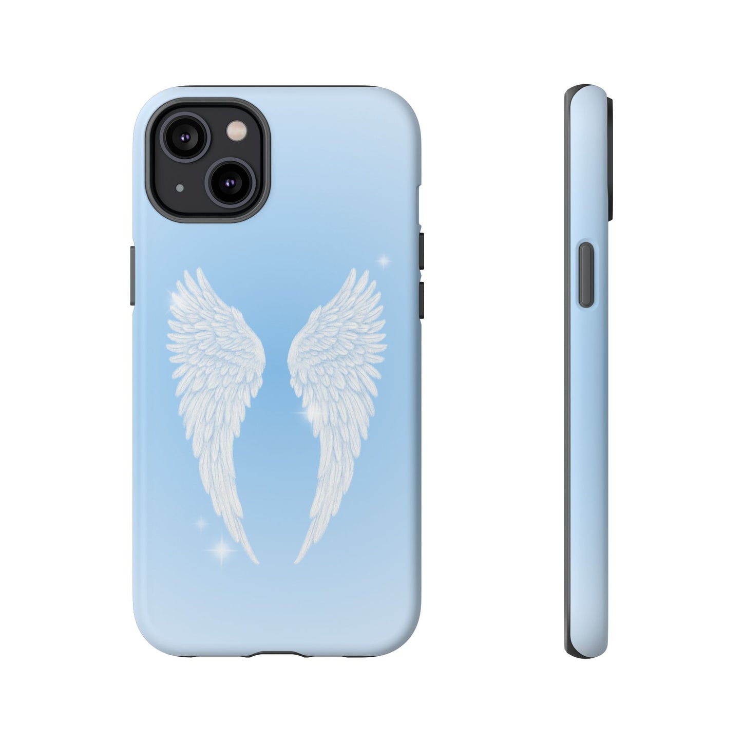 Blue Angel Wings Phone Case