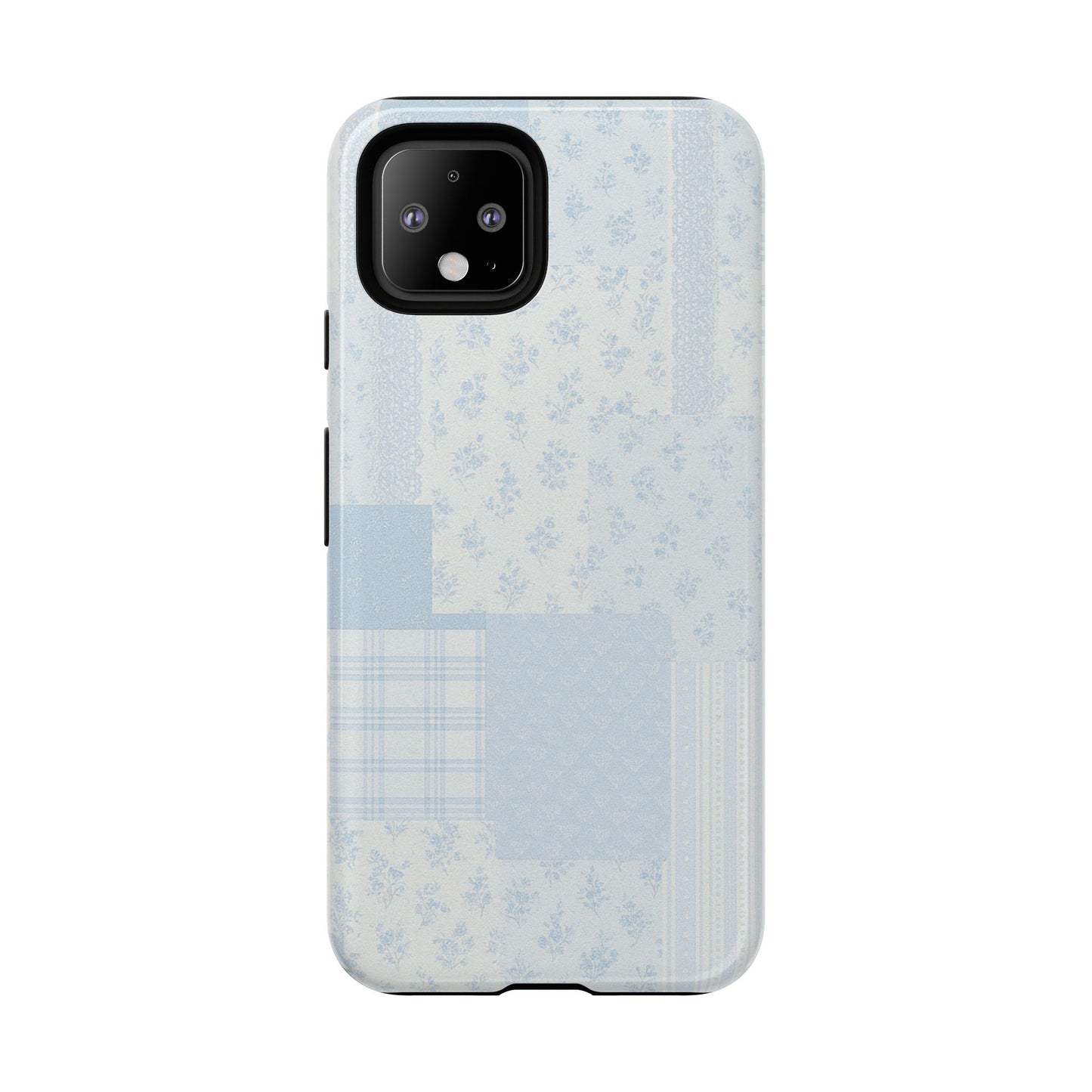 Blue Floral Lace Phone Case