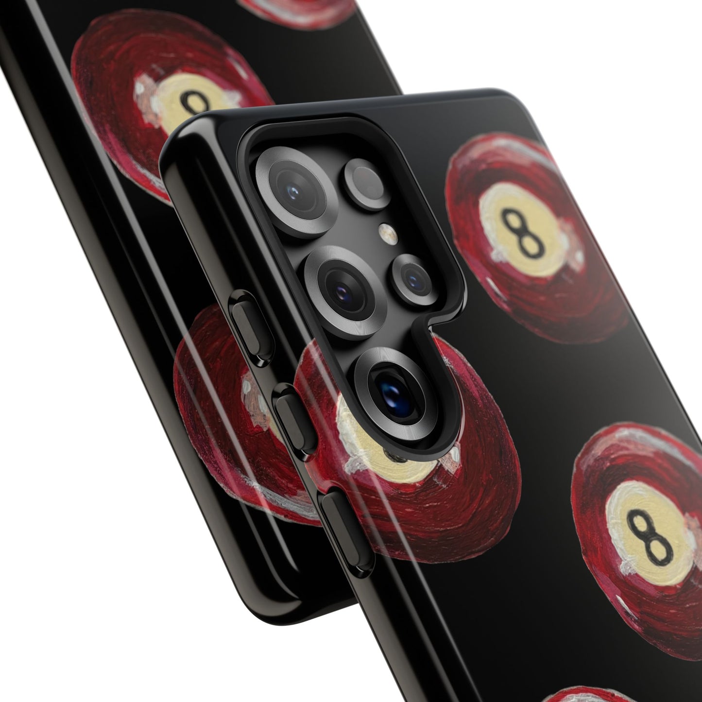 Red Eight Ball Phone Cases
