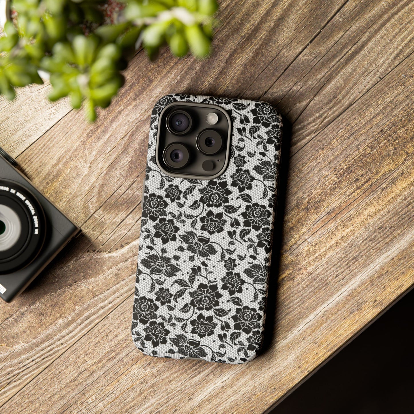 Black Lace Phone Case