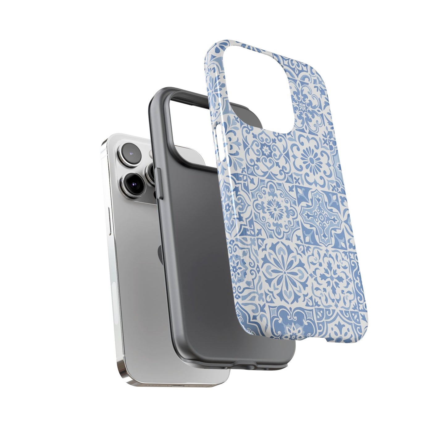 Blue Coastal Tile Phone Case