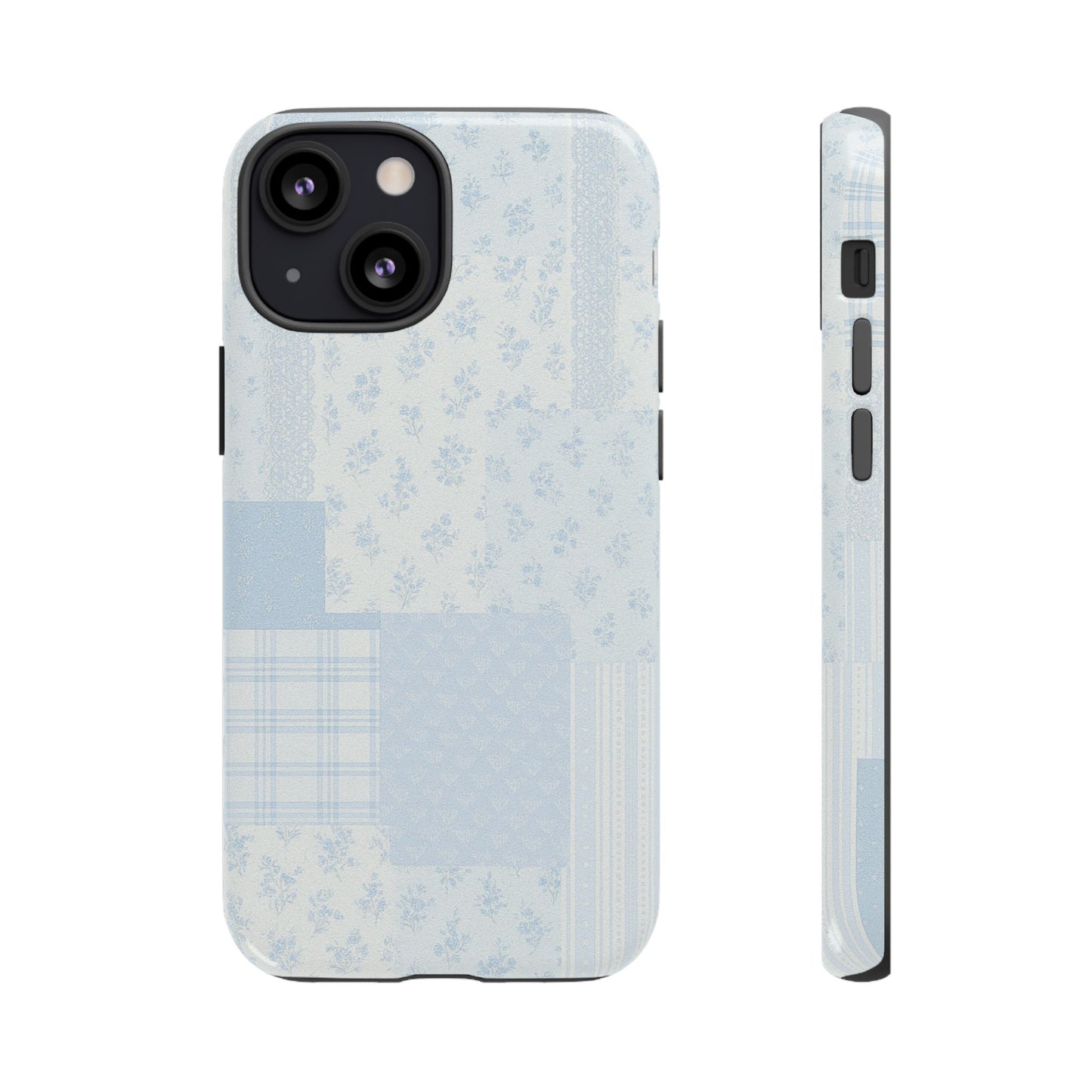 Blue Floral Lace Phone Case