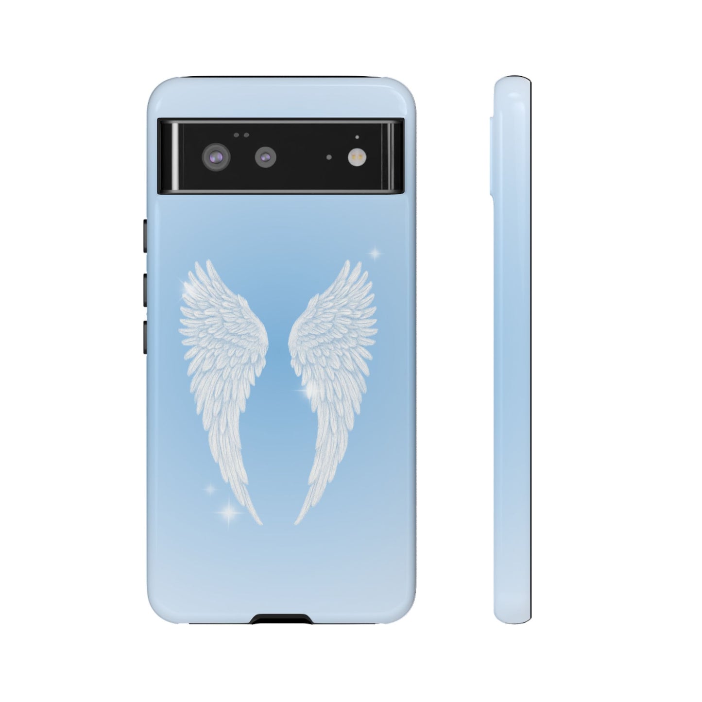Blue Angel Wings Phone Case