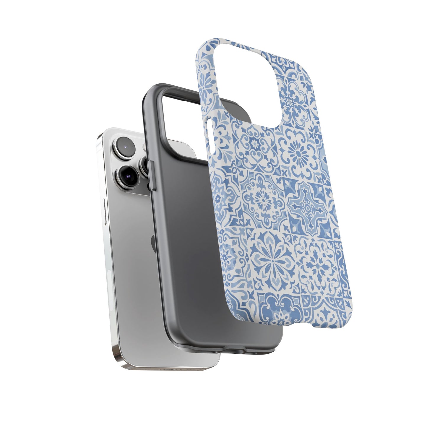 Blue Coastal Tile Phone Case