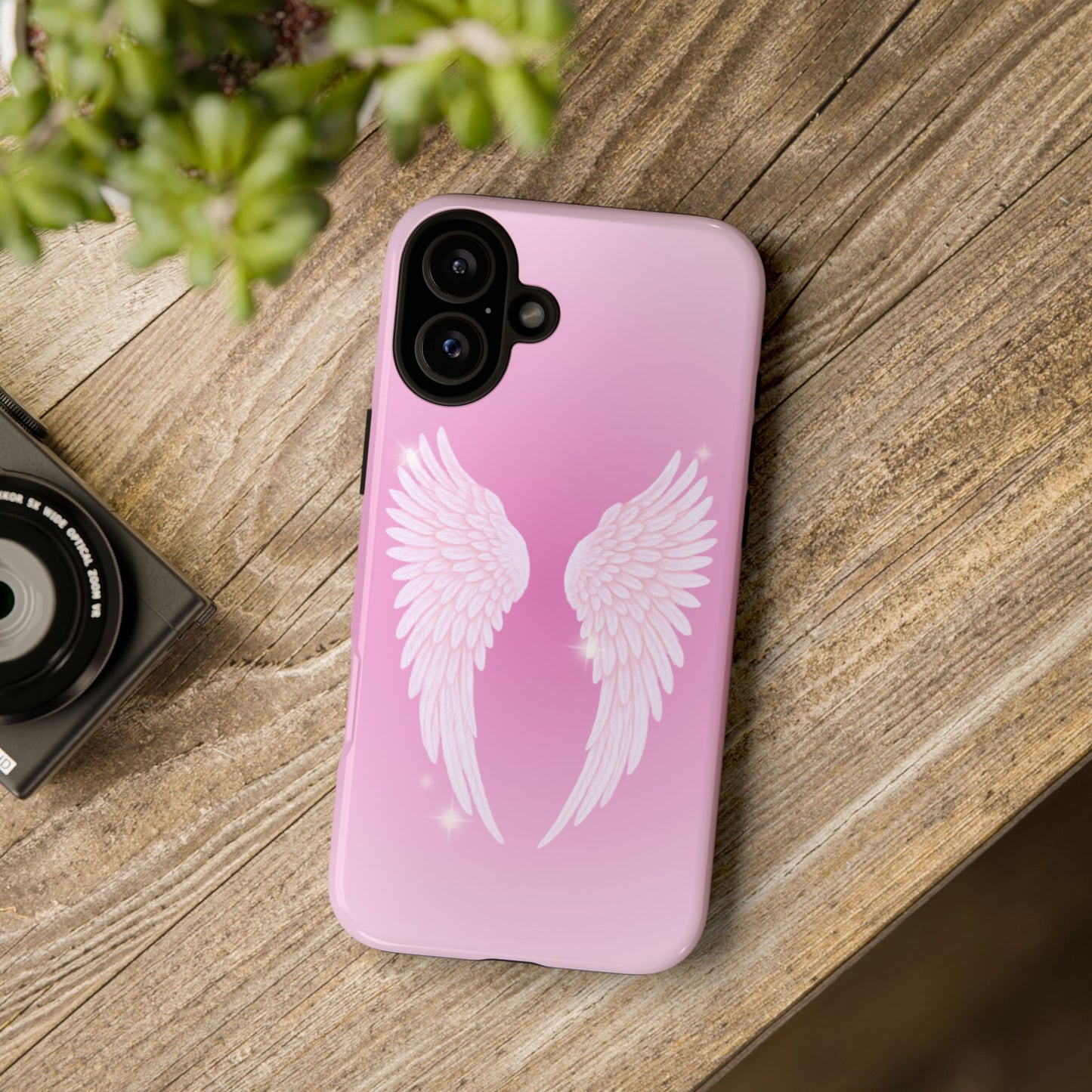 Pink Angel Wings Phone Case
