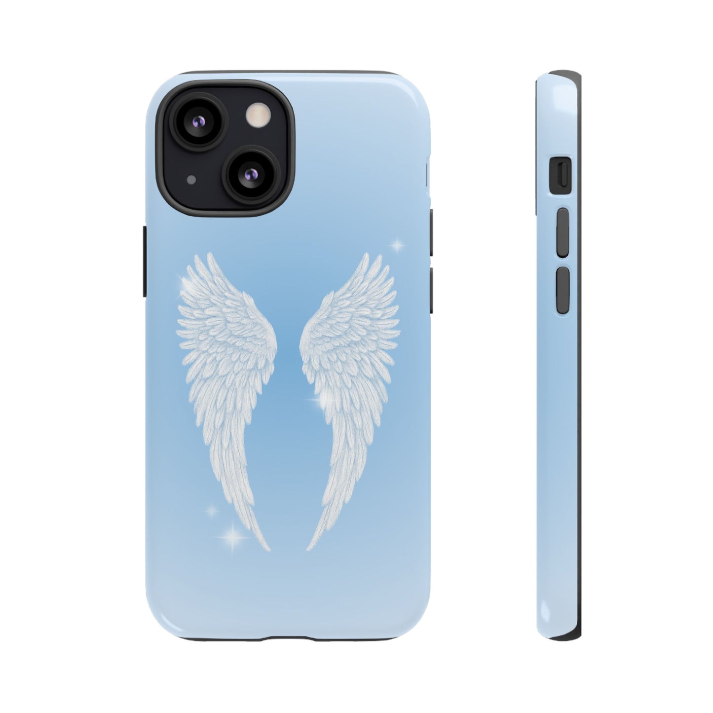 Blue Angel Wings Phone Case