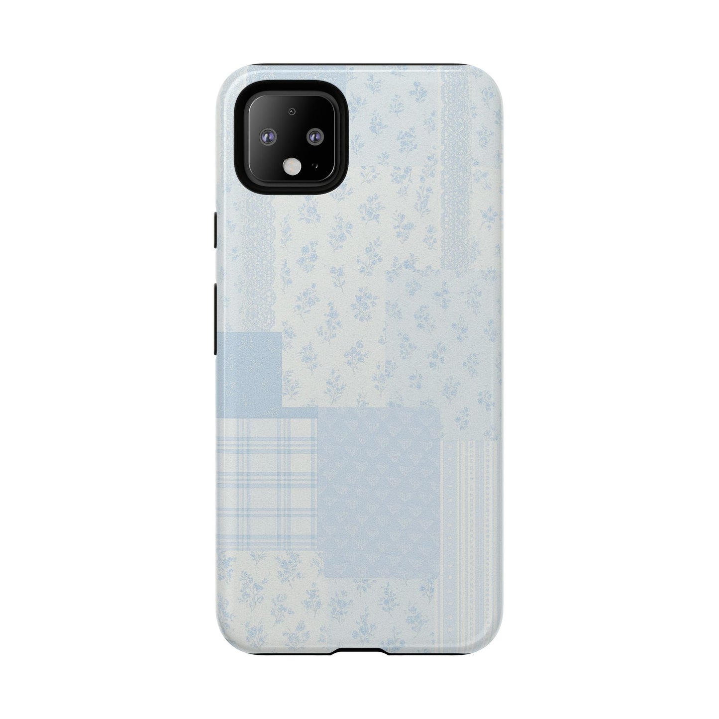 Blue Floral Lace Phone Case