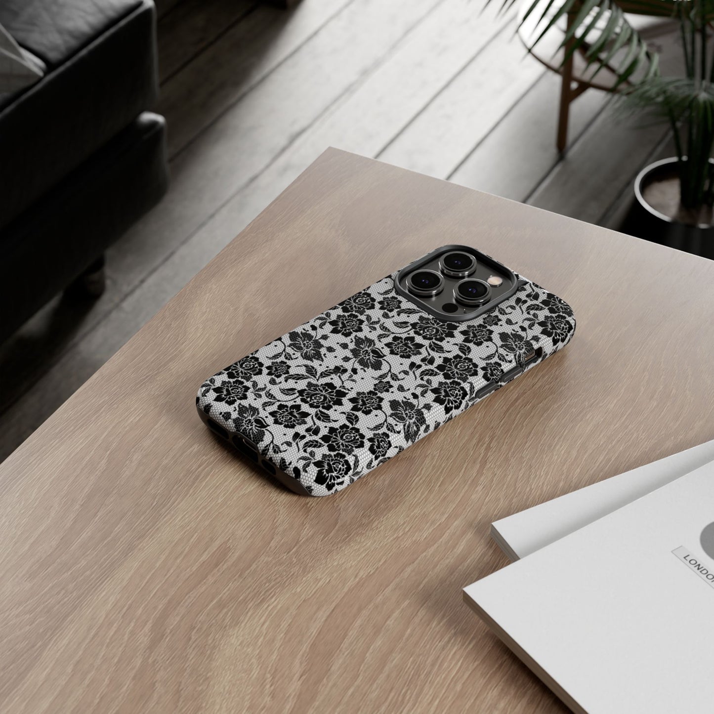 Black Lace Phone Case