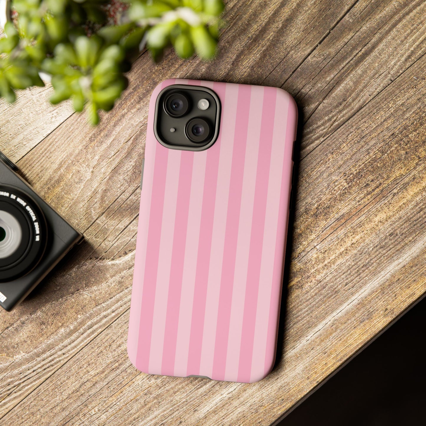 Pink Stripes Phone Case