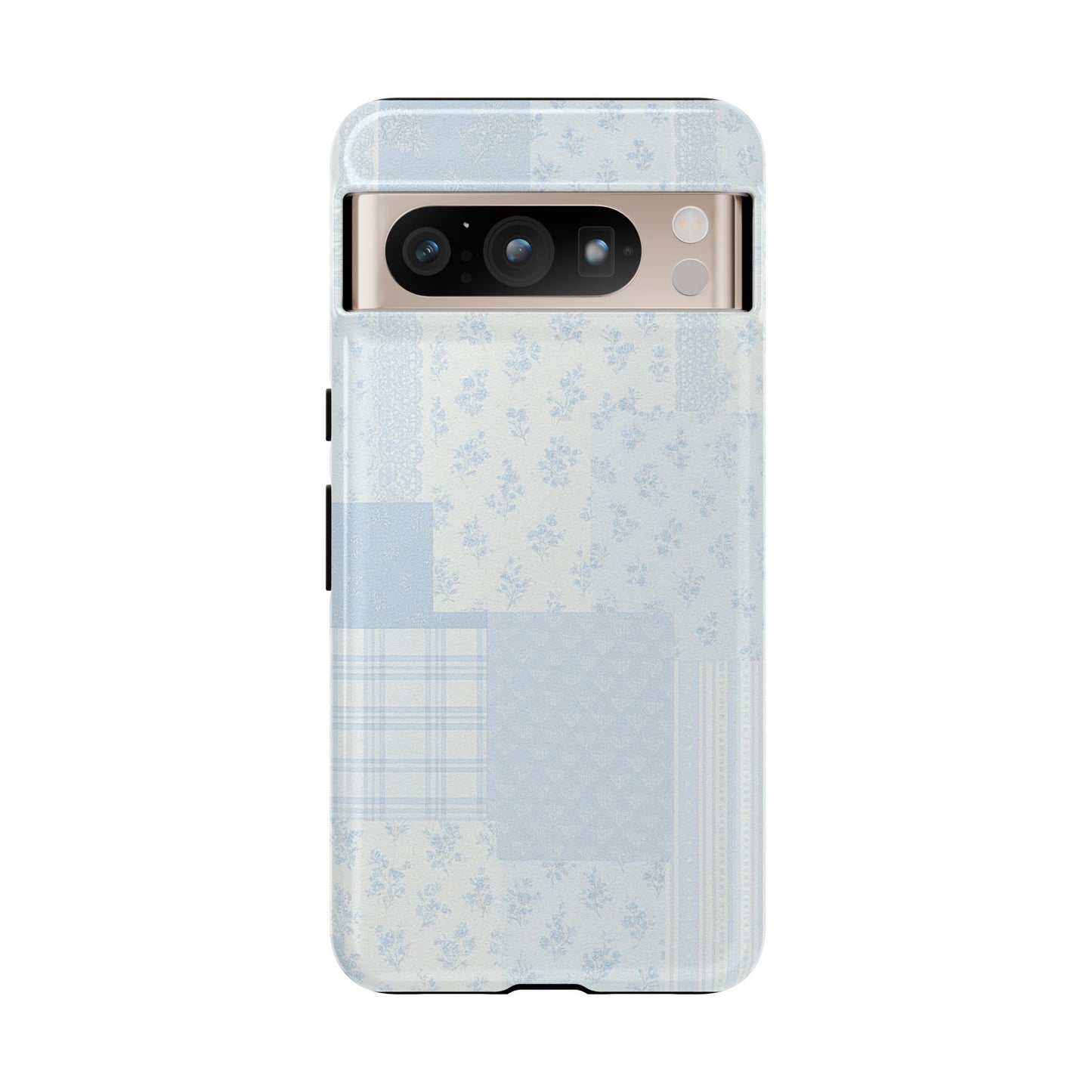 Blue Floral Lace Phone Case