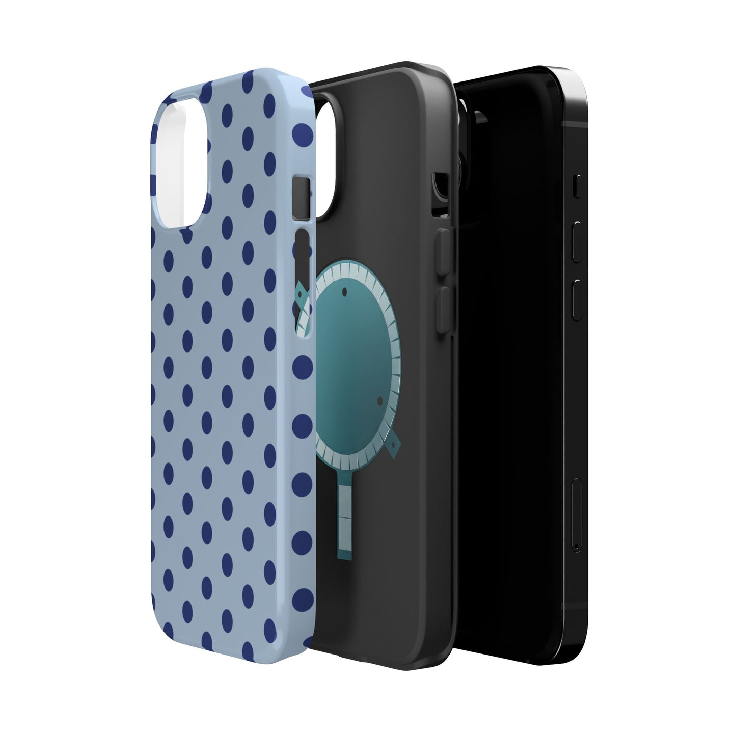 Blueberry Polka Dots Phone Case (MagSafe)