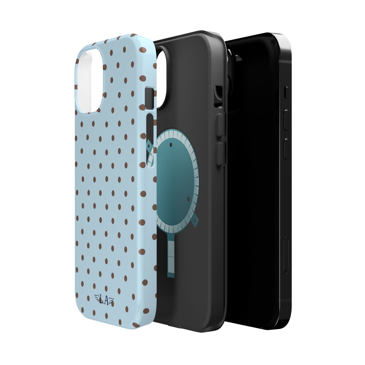 Blue Polka Dots Phone Case (MagSafe)
