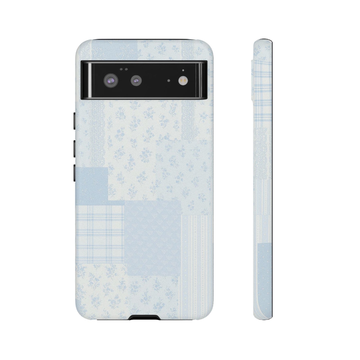 Blue Floral Lace Phone Case