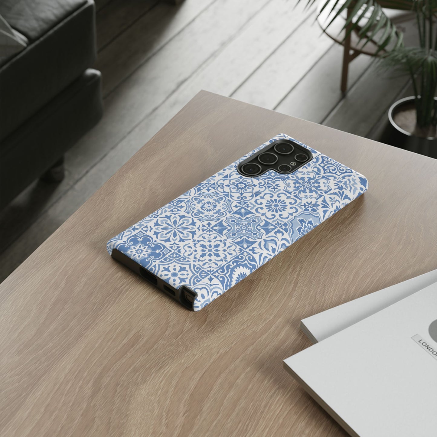 Blue Coastal Tile Phone Case