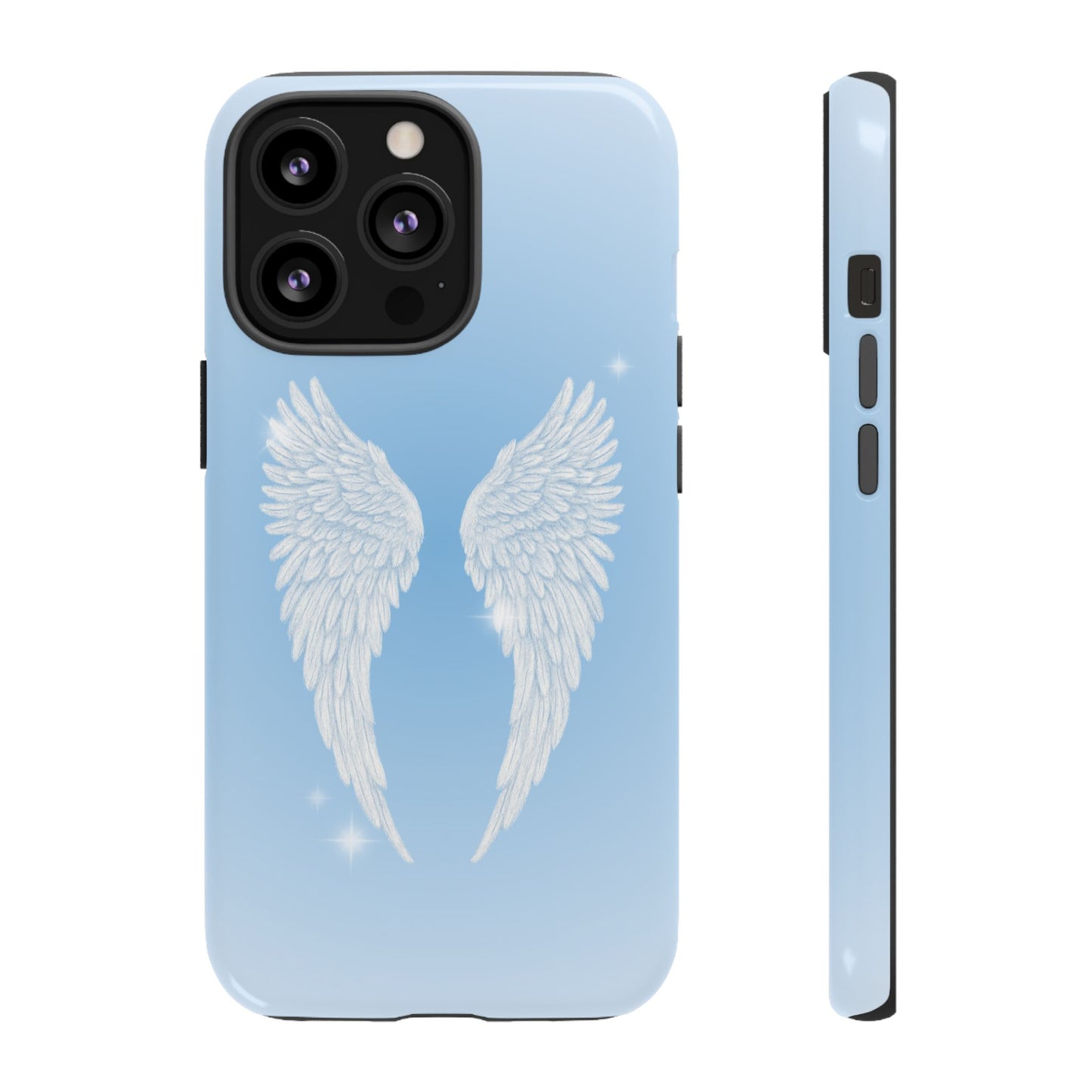 Blue Angel Wings Phone Case