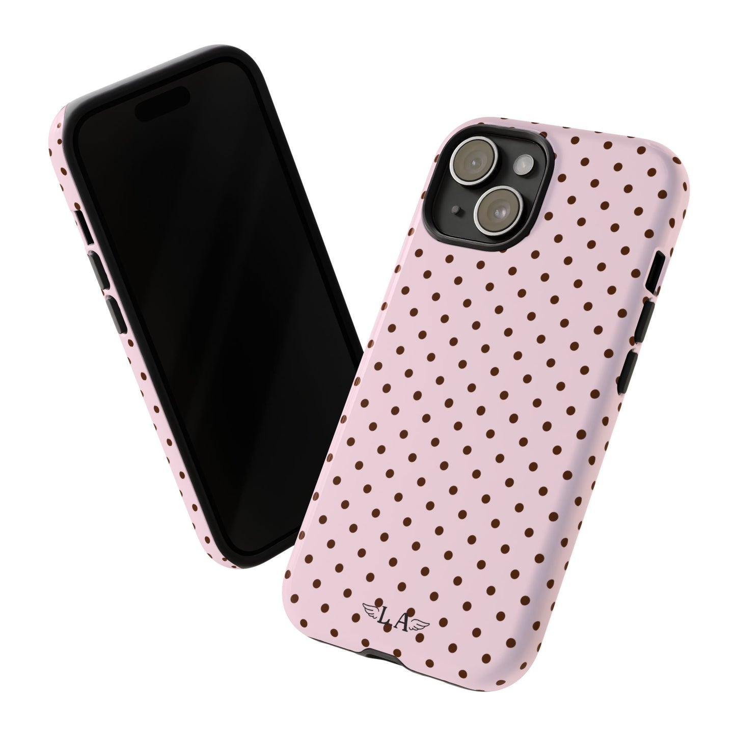 Light Pink Polka Dot Phone Case