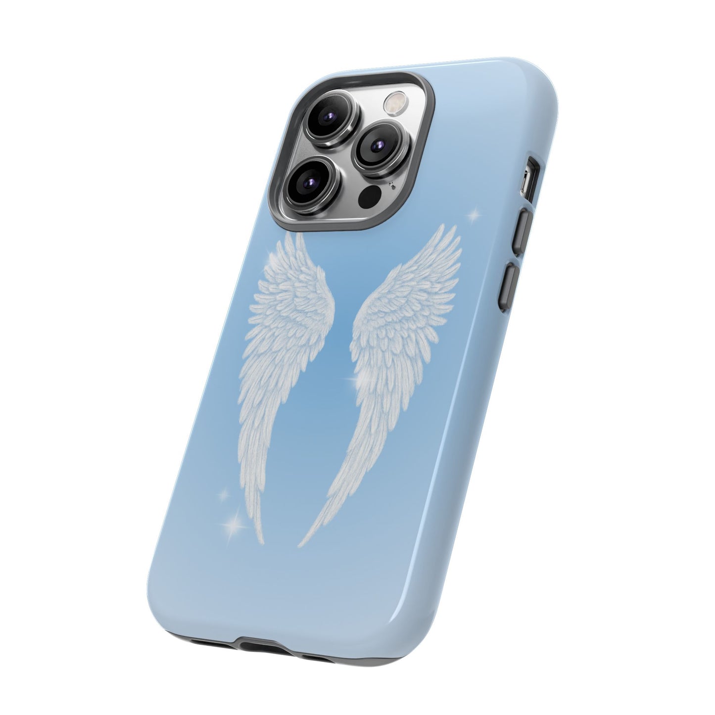 Blue Angel Wings Phone Case