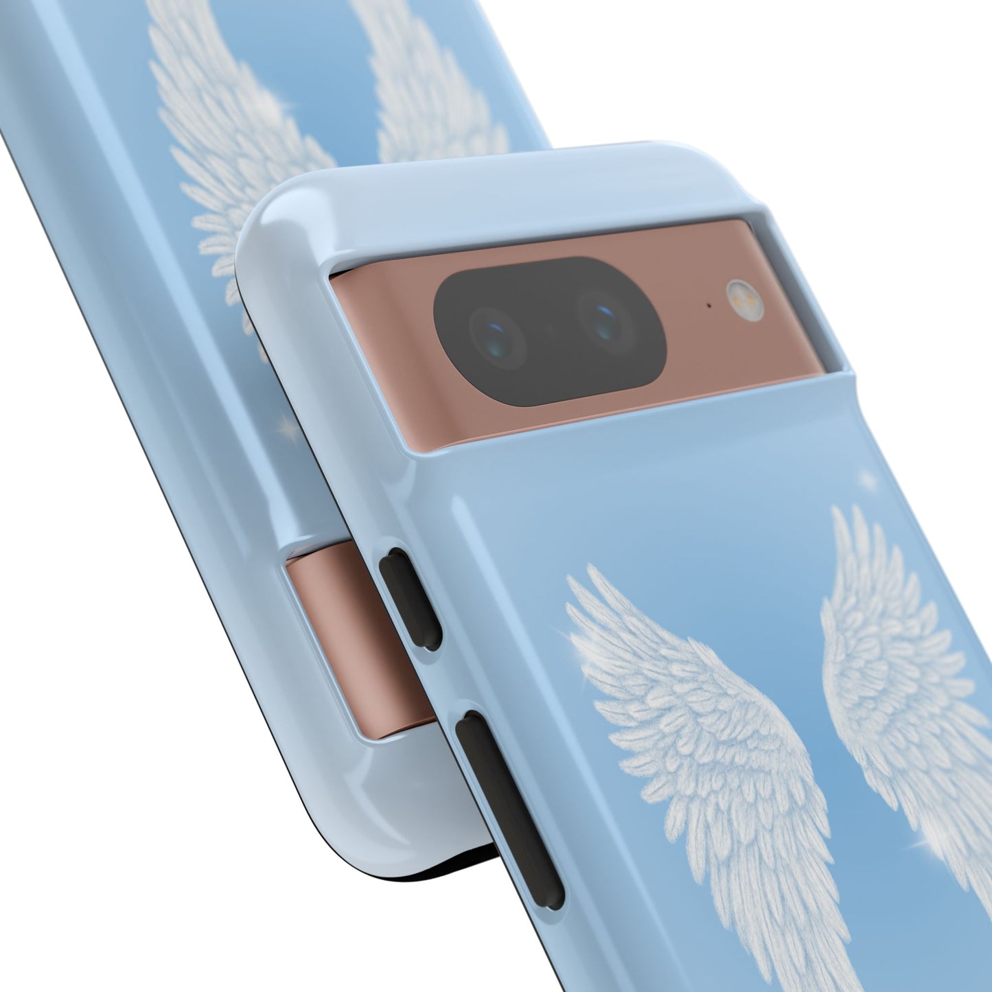 Blue Angel Wings Phone Case