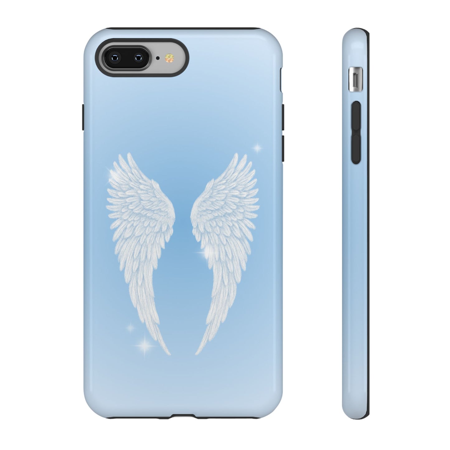 Blue Angel Wings Phone Case