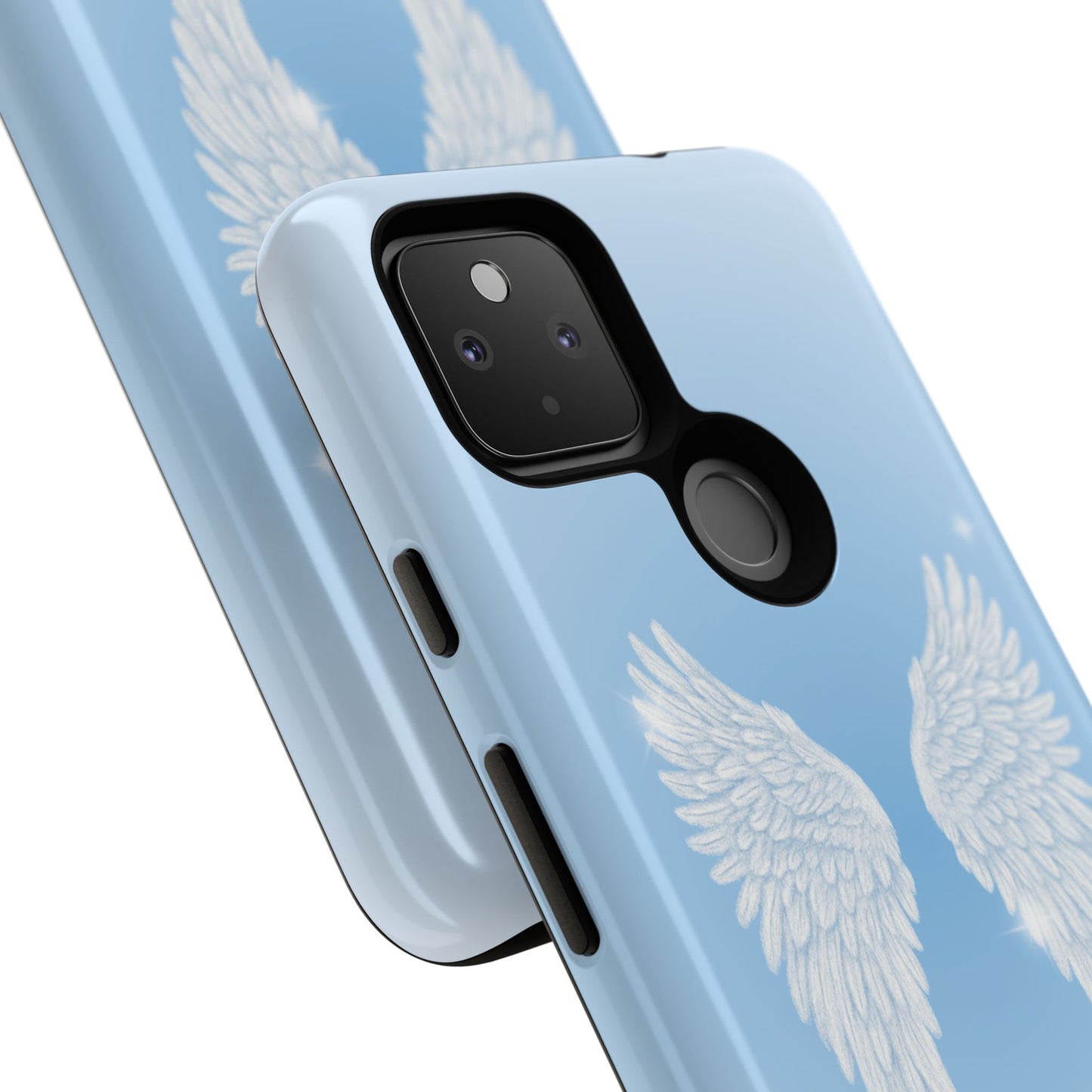 Blue Angel Wings Phone Case