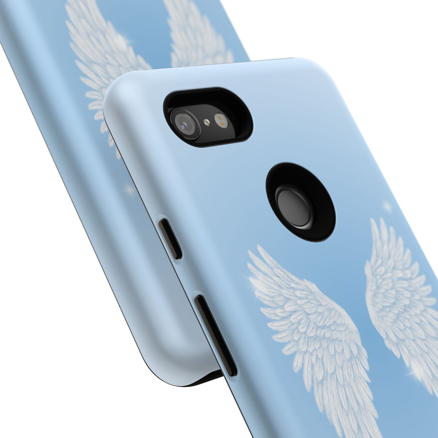 Blue Angel Wings Phone Case