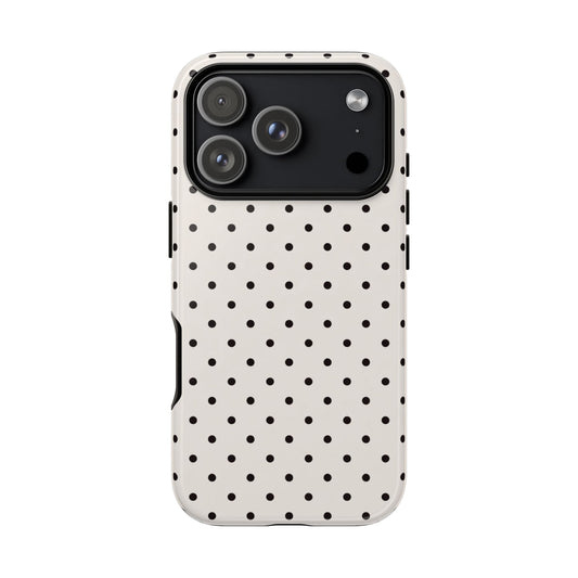 Off-White Polka Dot Phone Case