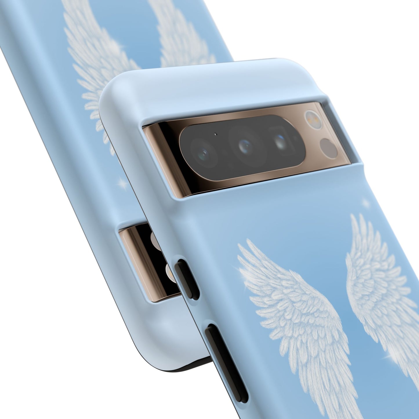 Blue Angel Wings Phone Case