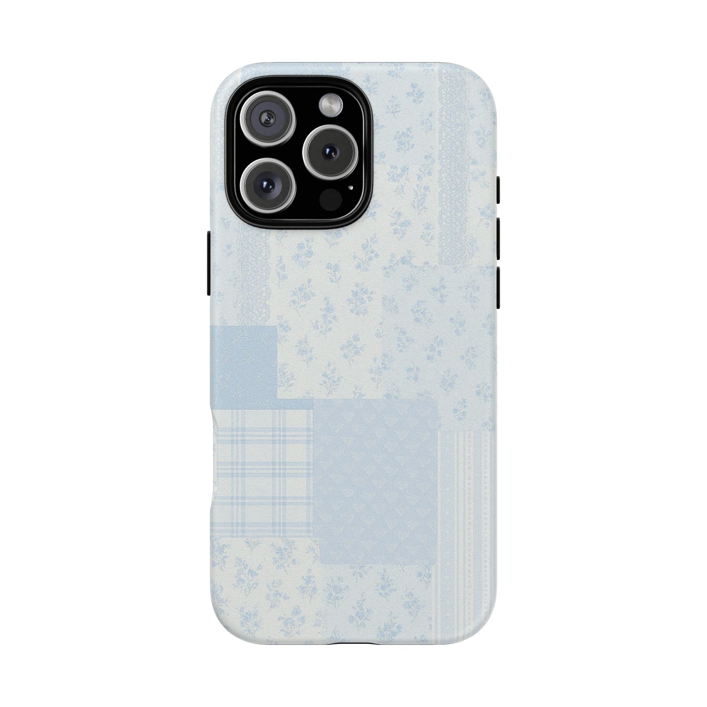 Blue Floral Lace Phone Case