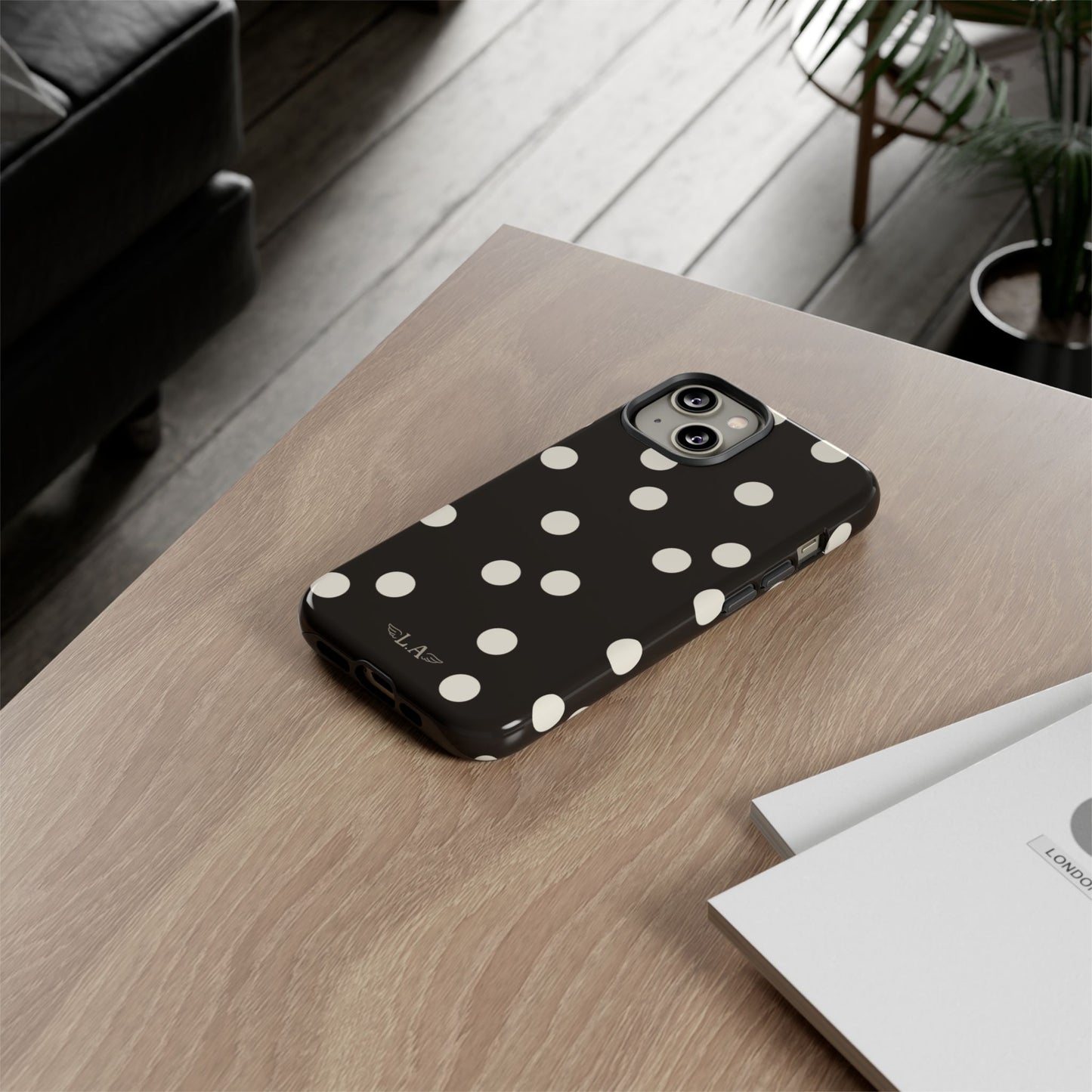 Polka Print Phone Case