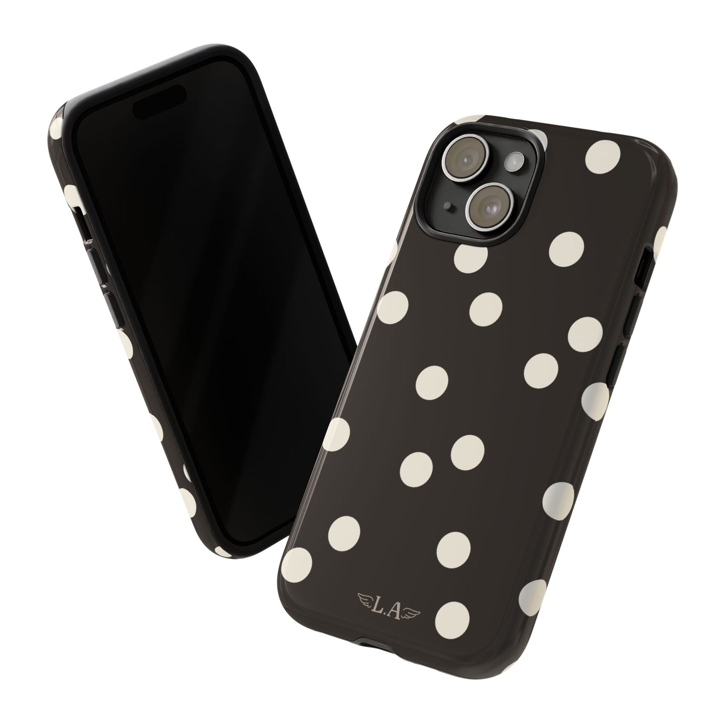 Polka Print Phone Case