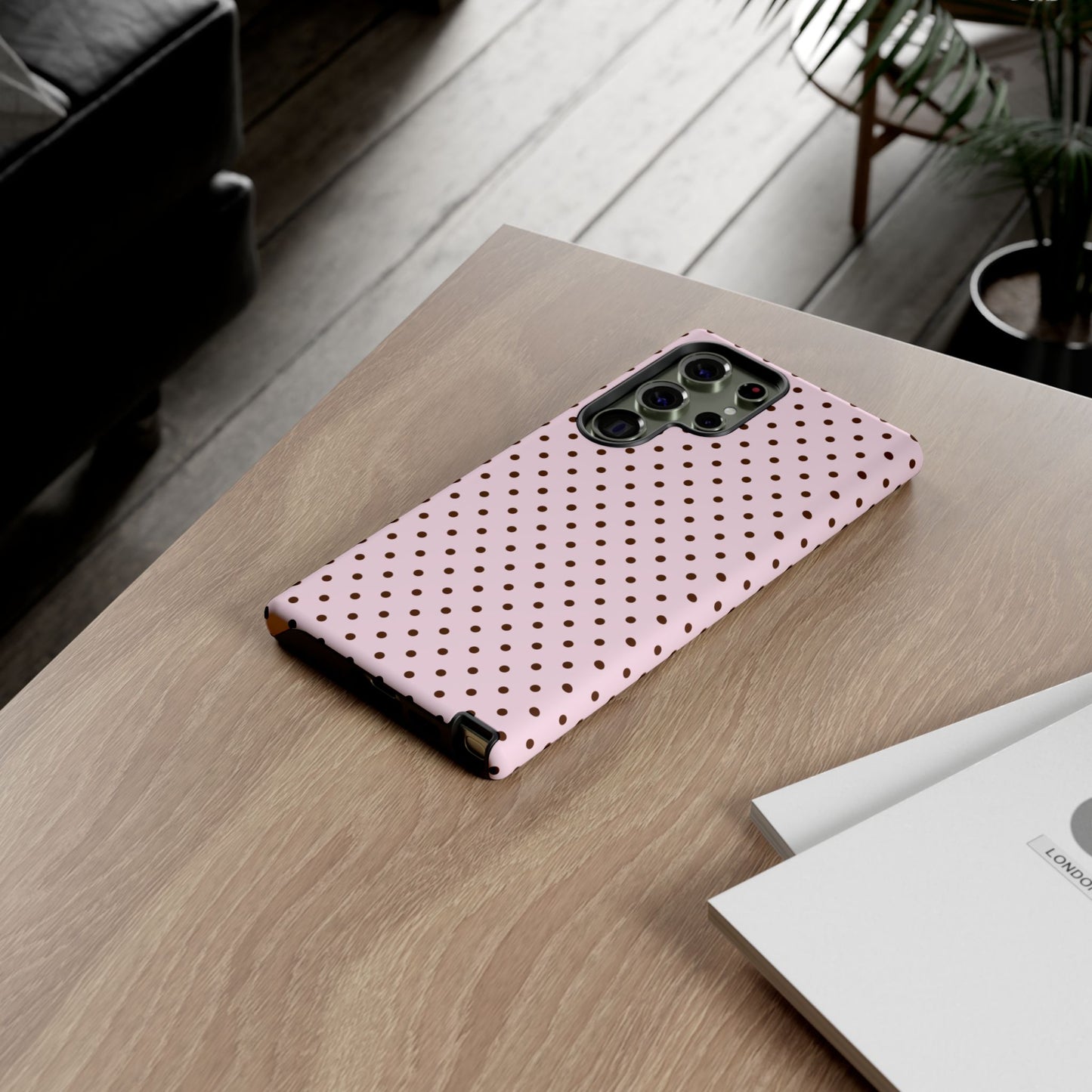 Light Pink Polka Dot Phone Case