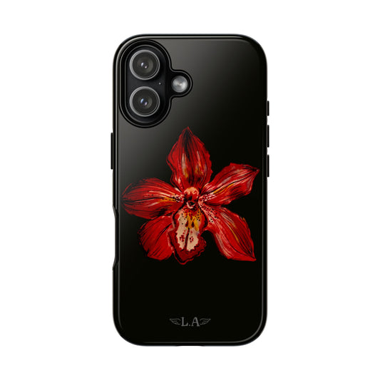Red Orchid Phone Case