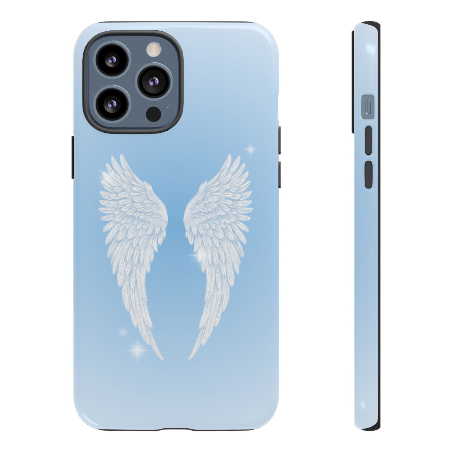 Blue Angel Wings Phone Case