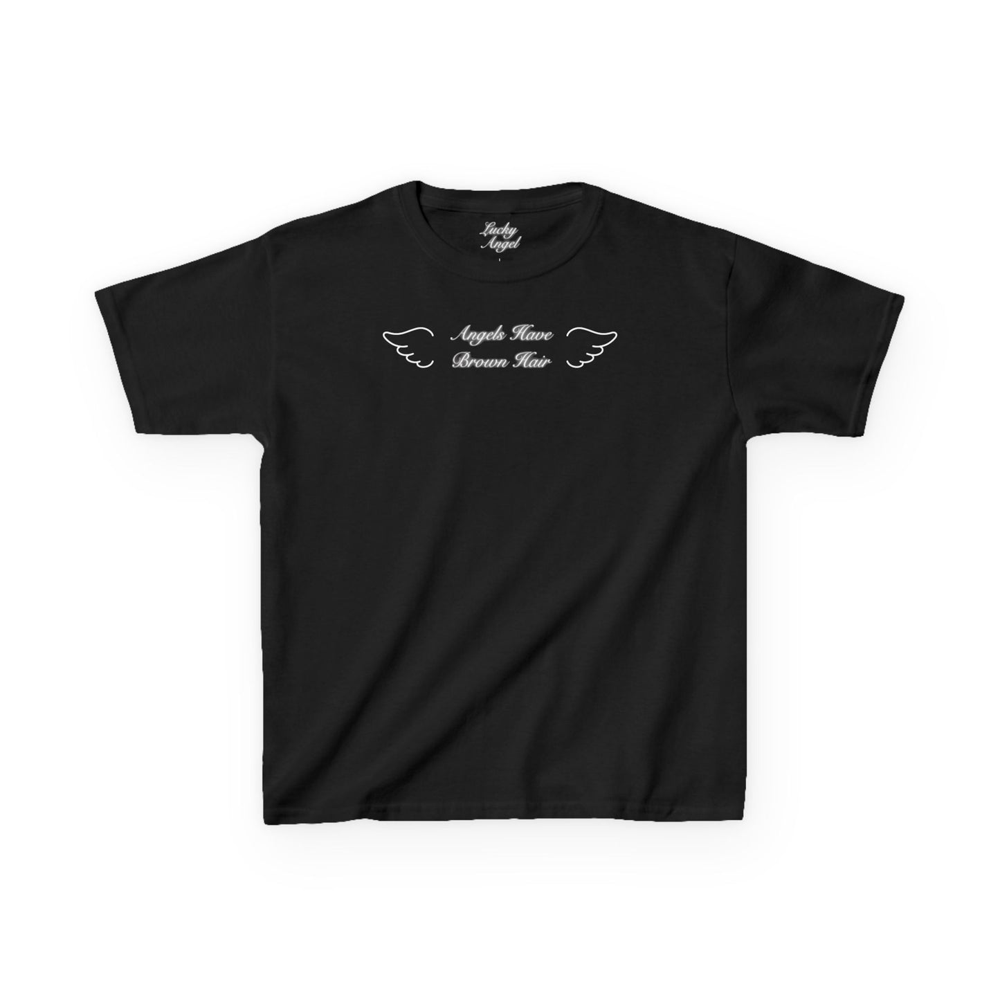 Angels Have Brown Hair Baby Tee