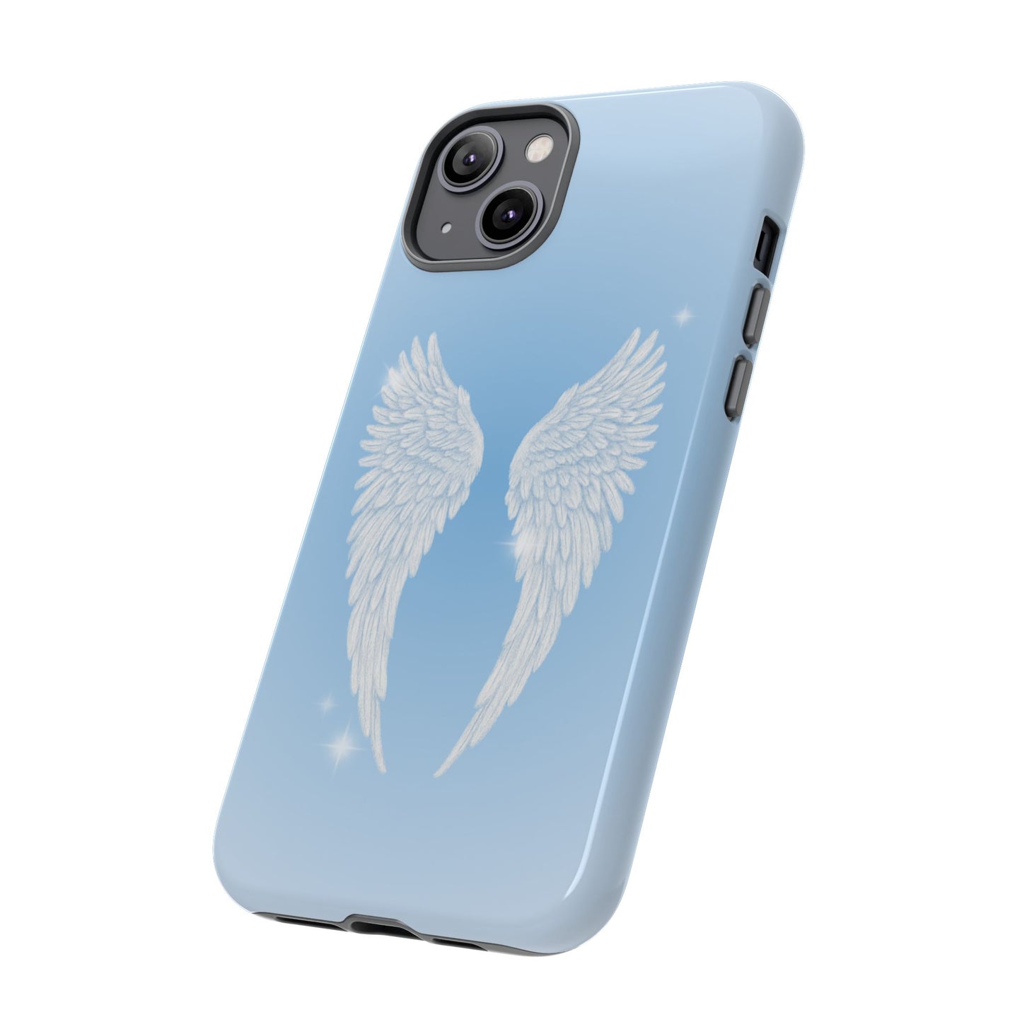 Blue Angel Wings Phone Case
