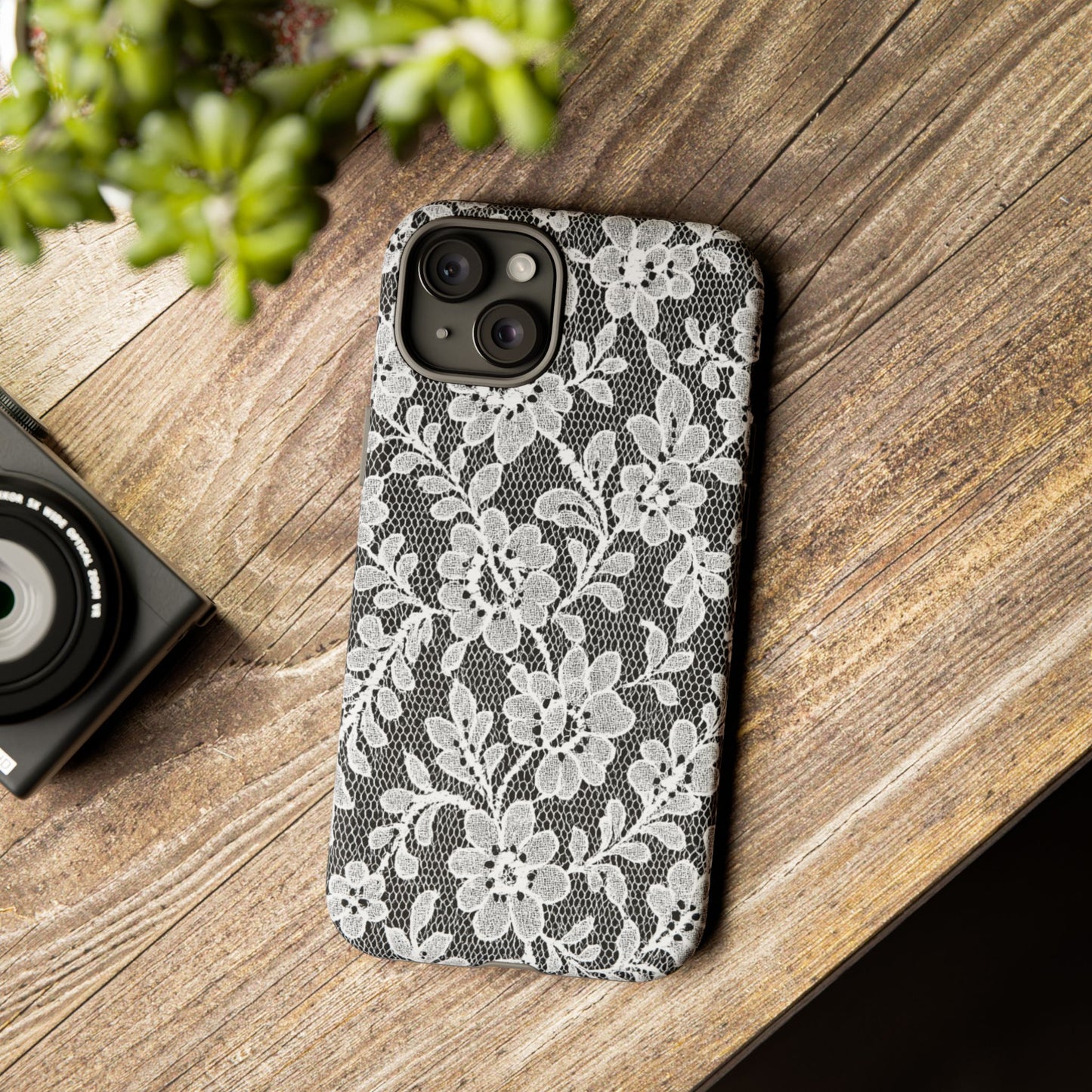 White Lace Phone Case