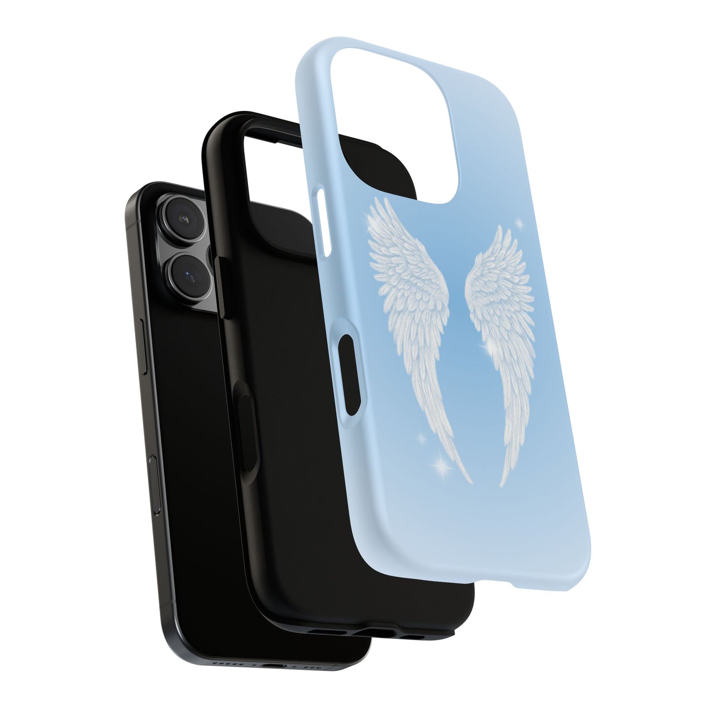 Blue Angel Wings Phone Case