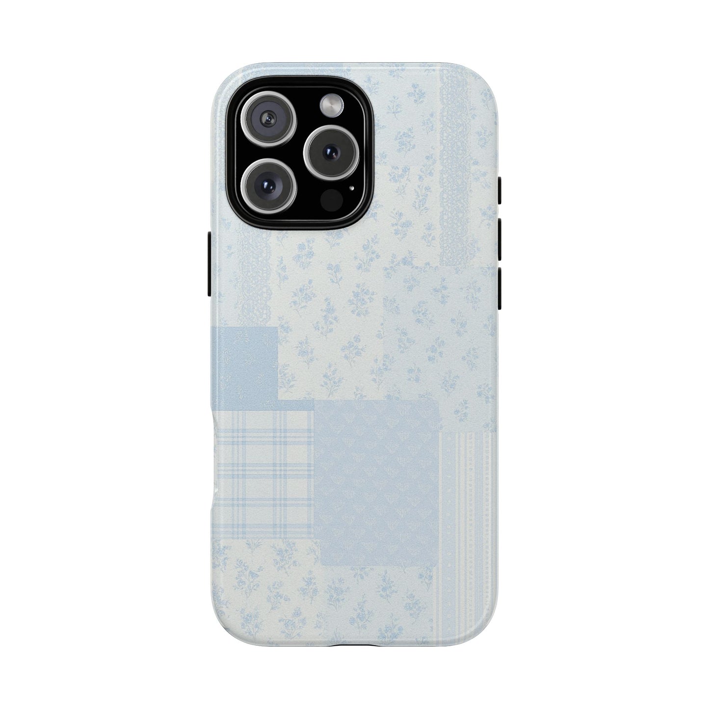 Blue Floral Lace Phone Case