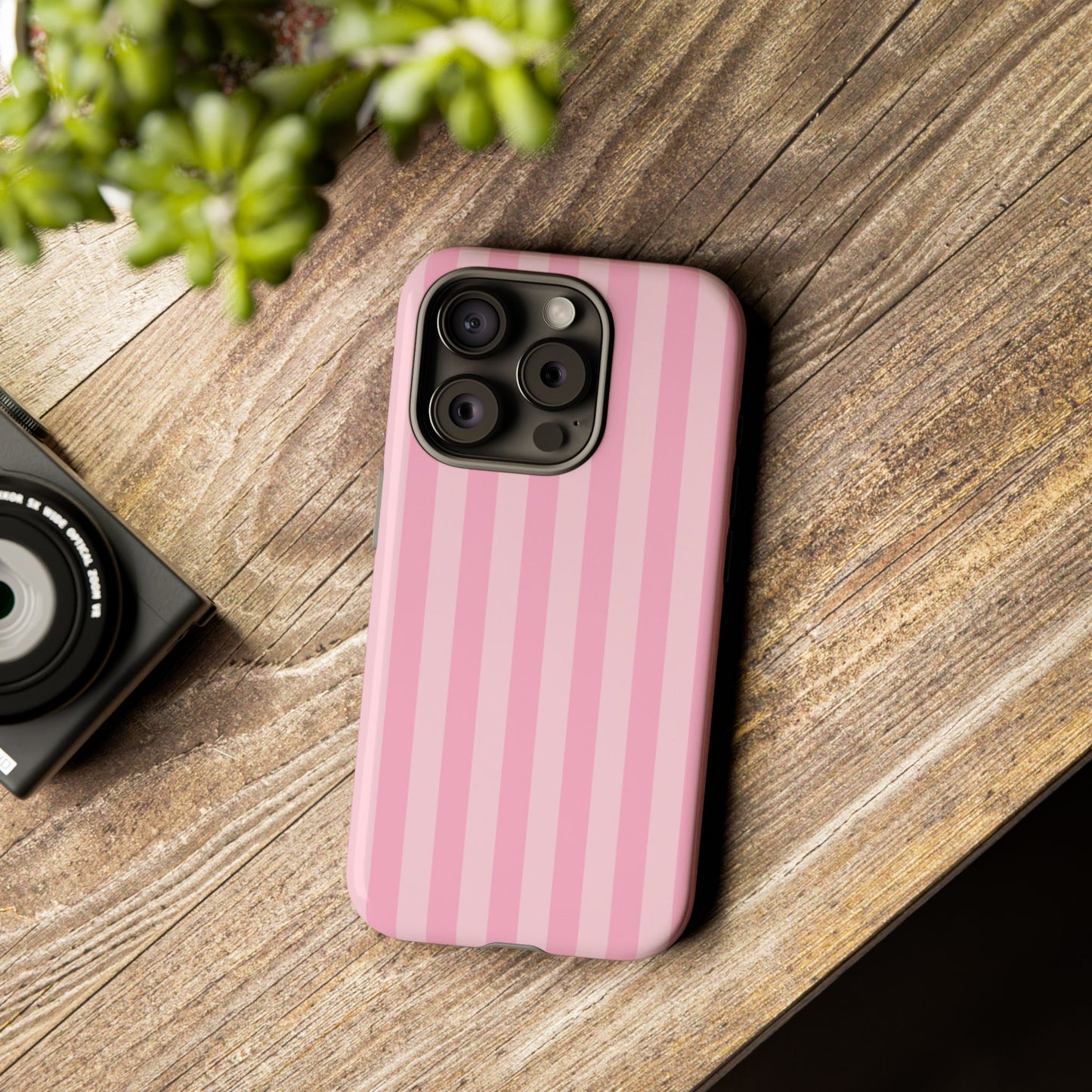 Pink Stripes Phone Case