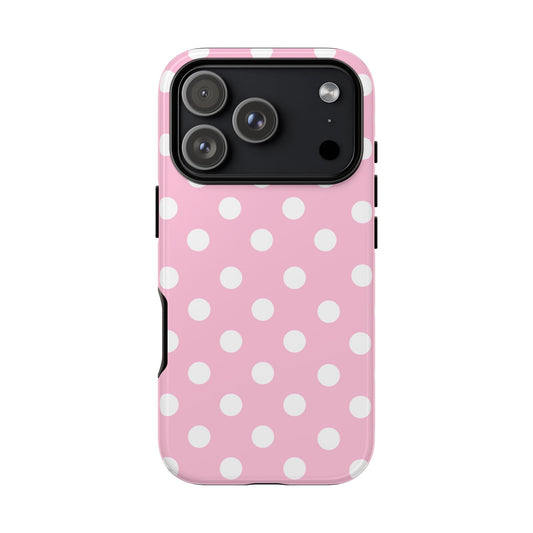 Pink Polka Dot Phone Case