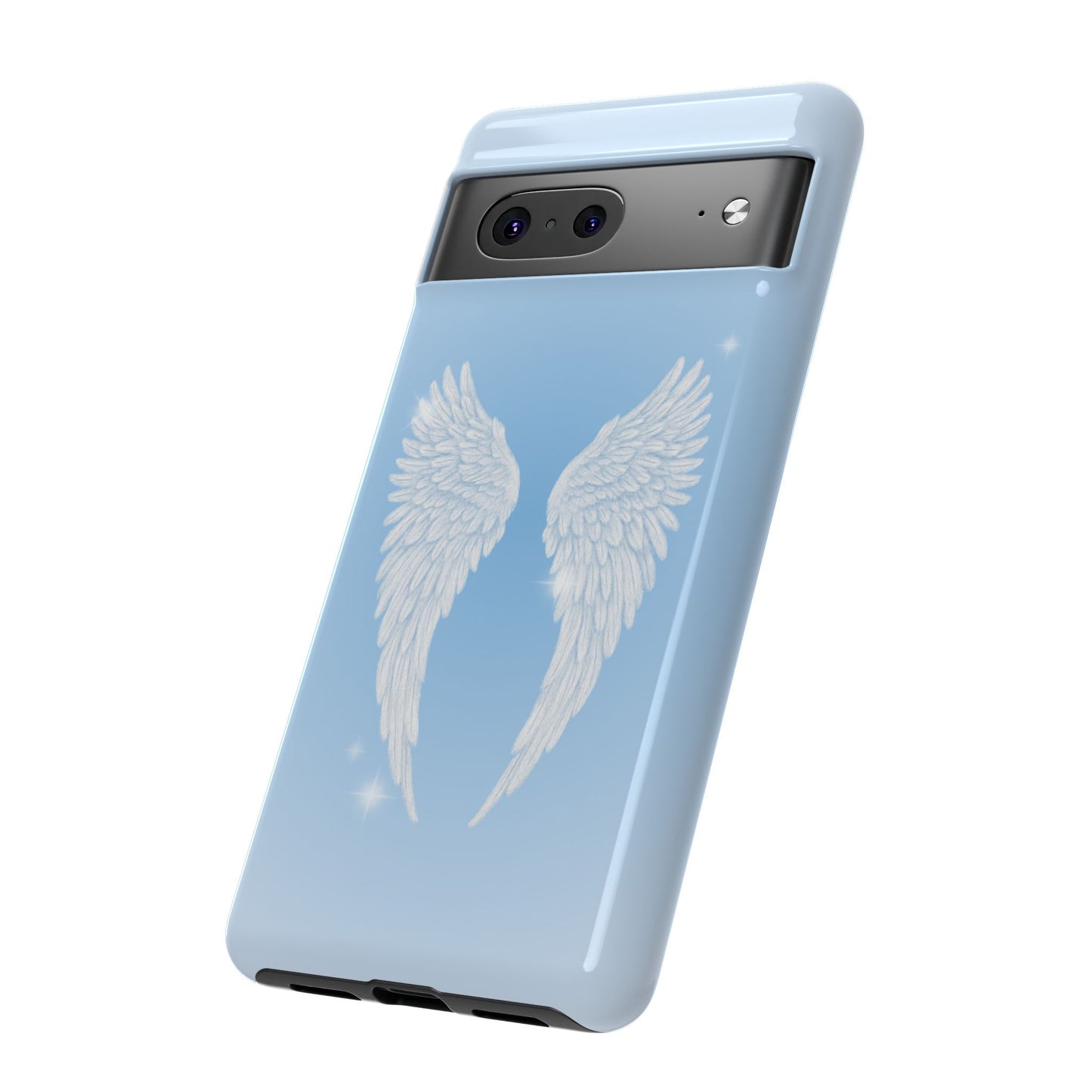 Blue Angel Wings Phone Case
