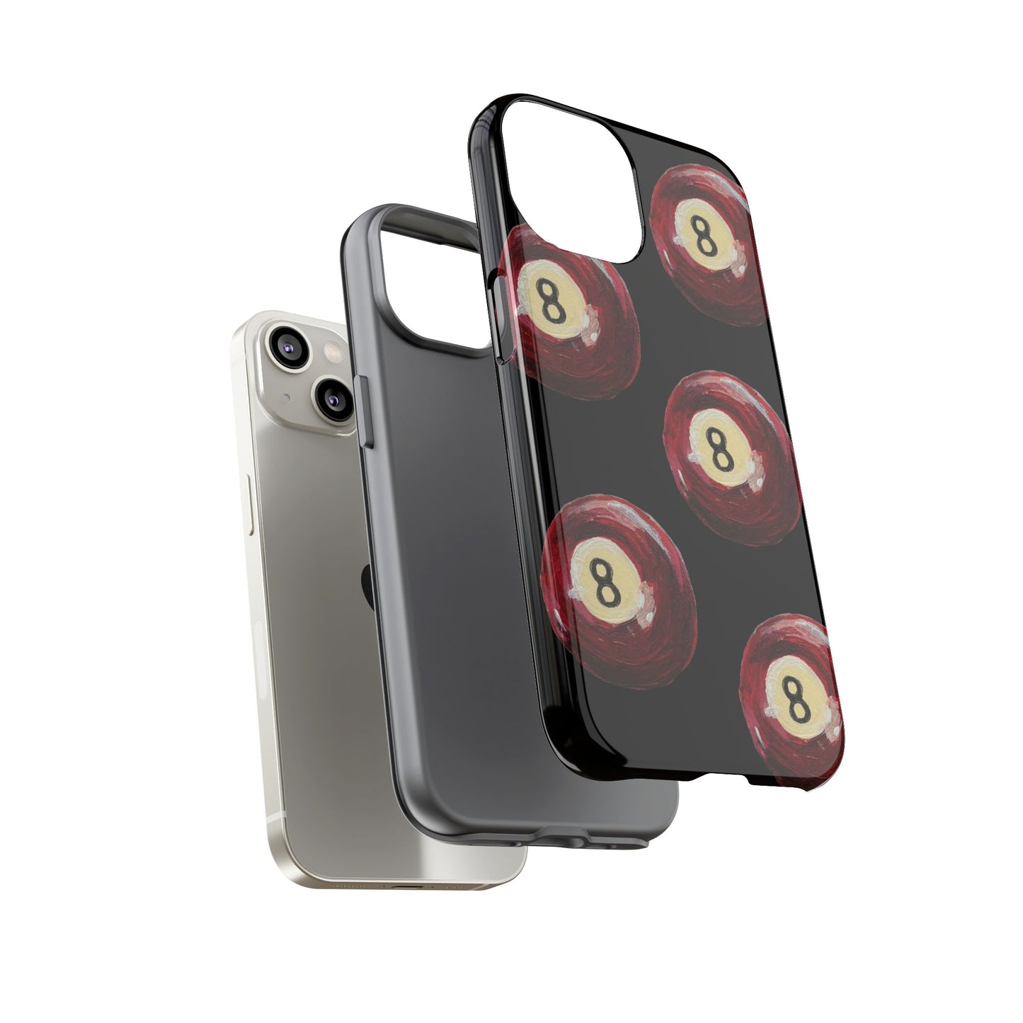 Red Eight Ball Phone Cases