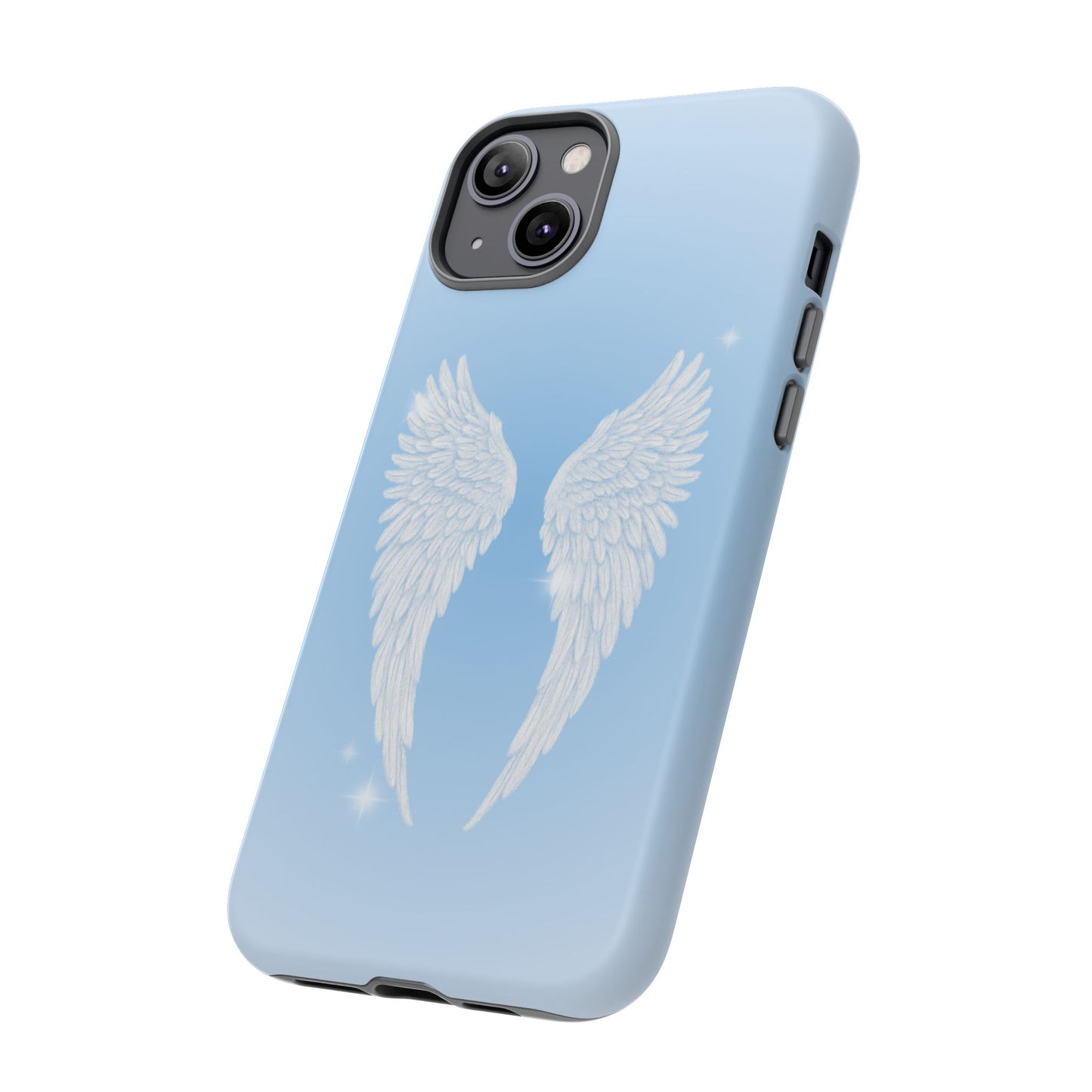 Blue Angel Wings Phone Case