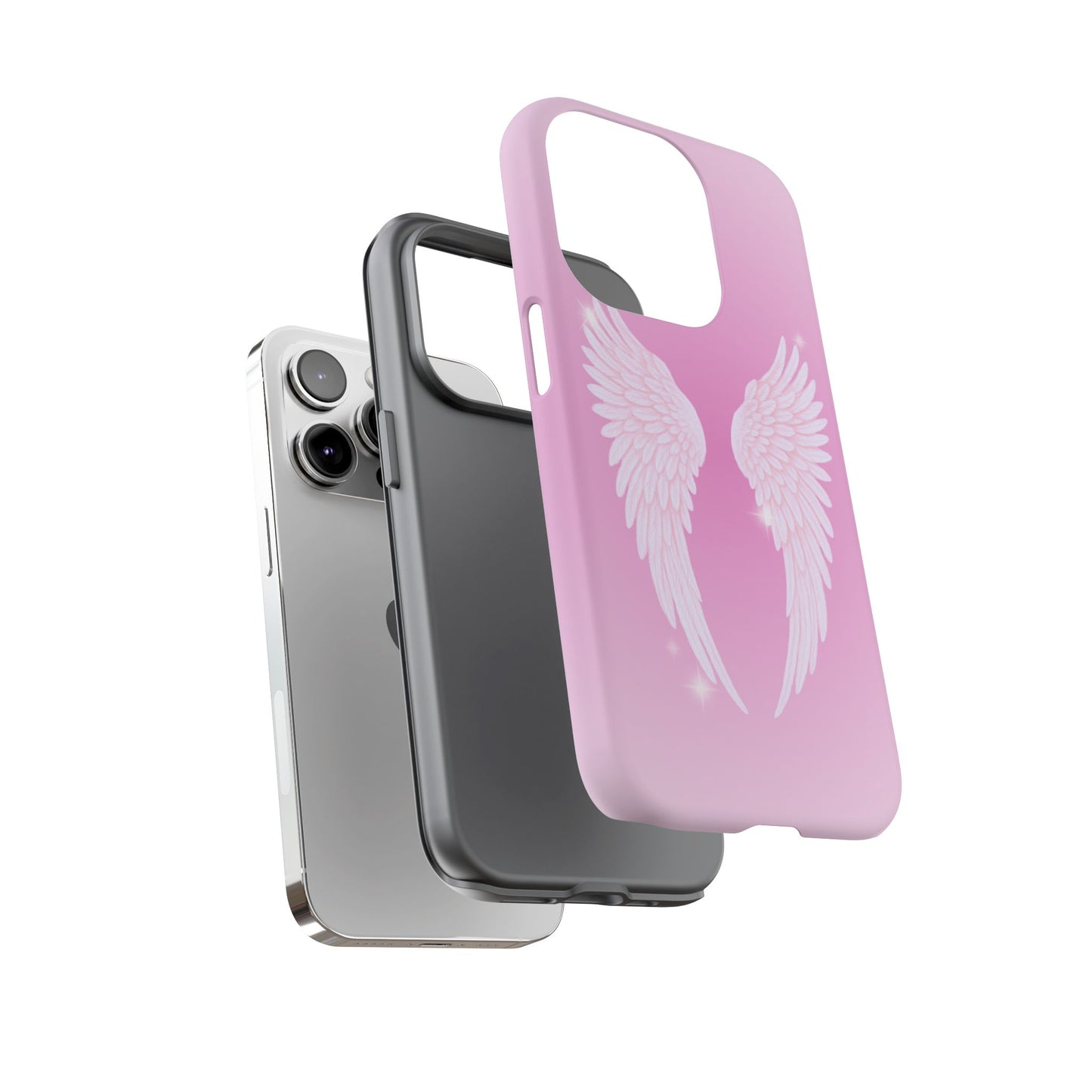 Pink Angel Wings Phone Case